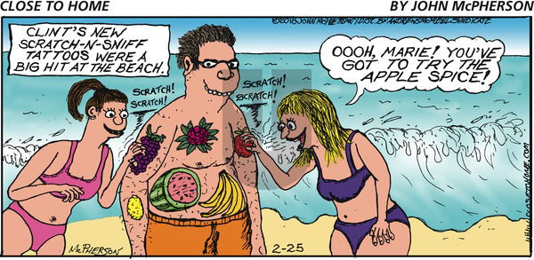 Close to Home on Sunday February 25, 2018 Comic Strip