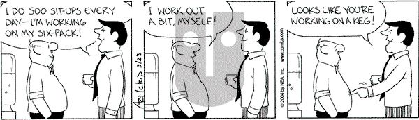 The Born Loser on Tuesday March 23, 2004 Comic Strip