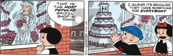 Nancy on Wednesday April 6, 2011 Comic Strip