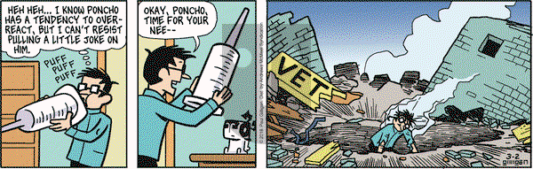 Pooch Cafe on Friday March 2, 2018 Comic Strip