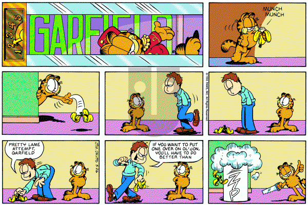 Garfield - Sunday May 26, 1996 Comic Strip
