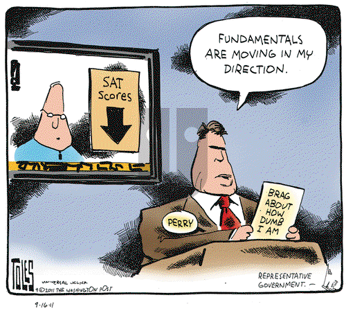 Tom Toles on Friday September 16, 2011 Comic Strip