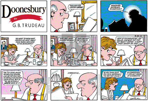 Doonesbury - Sunday March 30, 1997 Comic Strip
