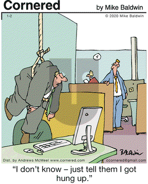 Cornered - Thursday January 2, 2020 Comic Strip