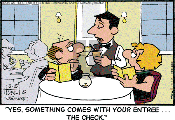The Lockhorns on Saturday March 15, 2025 Comic Strip