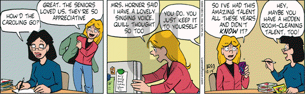 Luann on Saturday December 19, 2009 Comic Strip