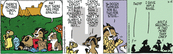 Over the Hedge on Saturday March 15, 2008 Comic Strip