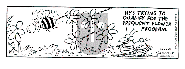 Frank and Ernest on Thursday October 24, 1996 Comic Strip
