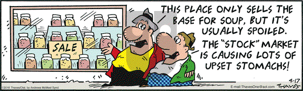 Frank and Ernest on Tuesday April 17, 2018 Comic Strip