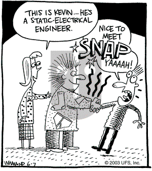 Reality Check on Saturday June 7, 2003 Comic Strip