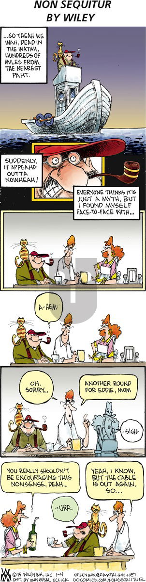 Non Sequitur on Sunday January 4, 2015 Comic Strip