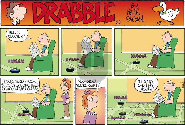 Drabble - Sunday August 1, 2021 Comic Strip