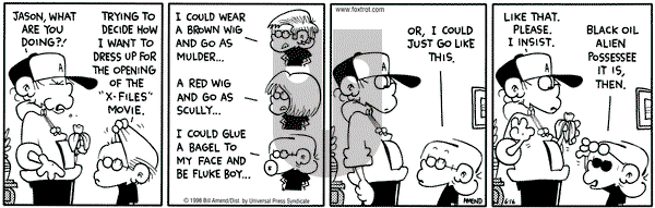 FoxTrot on Tuesday June 16, 1998 Comic Strip