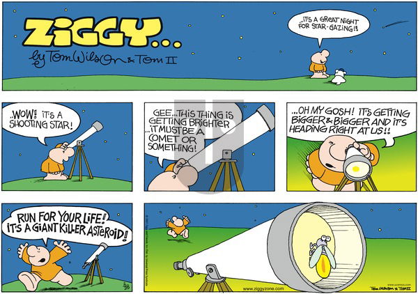 Ziggy on Sunday February 25, 2001 Comic Strip