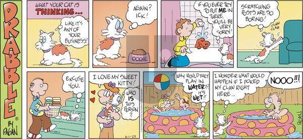 Drabble on Sunday June 1, 2025 Comic Strip