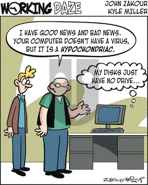 Working Daze on Monday January 29, 2007 Comic Strip