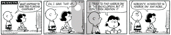 Peanuts on Friday April 24, 1970 Comic Strip