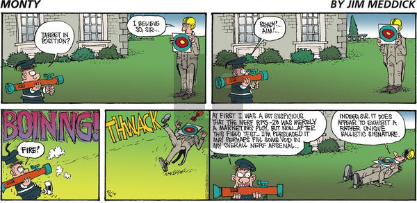 Monty on Sunday October 22, 2017 Comic Strip