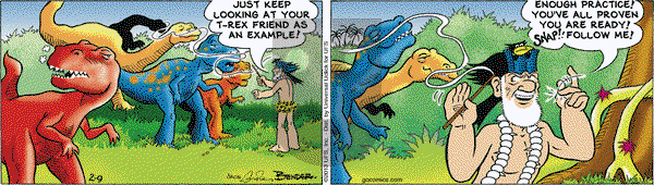 Alley Oop on Saturday February 9, 2013 Comic Strip