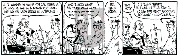 Monty on Friday March 29, 2002 Comic Strip