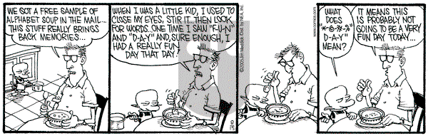 Monty on Monday August 15, 2005 Comic Strip