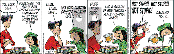 Baldo on Saturday January 20, 2001 Comic Strip