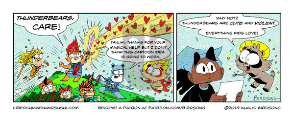 Little Fried Chicken and Sushi on Wednesday May 21, 2025 Comic Strip