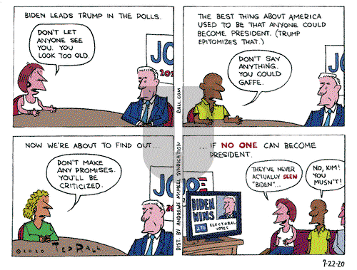 Ted Rall on Wednesday July 22, 2020 Comic Strip