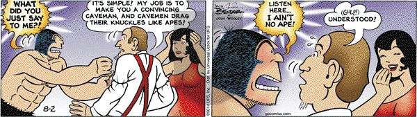 Alley Oop on Saturday August 2, 2014 Comic Strip