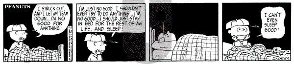 Peanuts on Tuesday July 6, 1965 Comic Strip