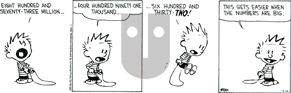 Calvin and Hobbes - Thursday September 10, 1992 Comic Strip