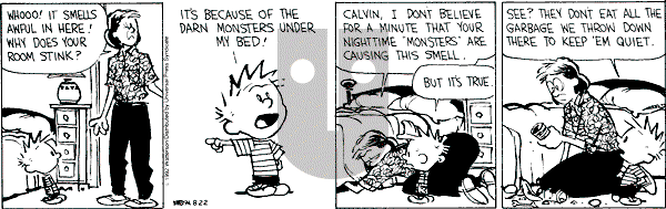 Calvin and Hobbes - Saturday August 22, 1992 Comic Strip