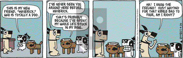 Pooch Cafe on Thursday April 20, 2017 Comic Strip