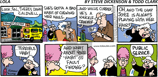 Lola on Friday April 30, 2004 Comic Strip