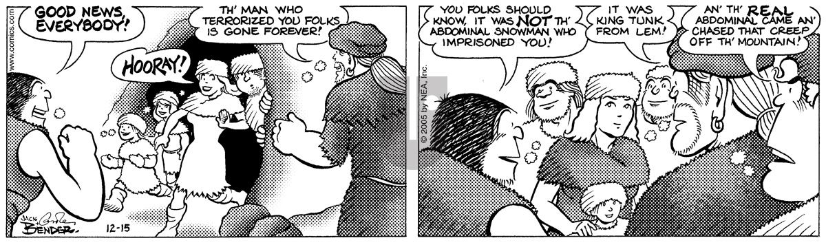 Alley Oop - Thursday December 15, 2005 Comic Strip