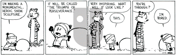 Calvin and Hobbes - Wednesday February 15, 2023 Comic Strip