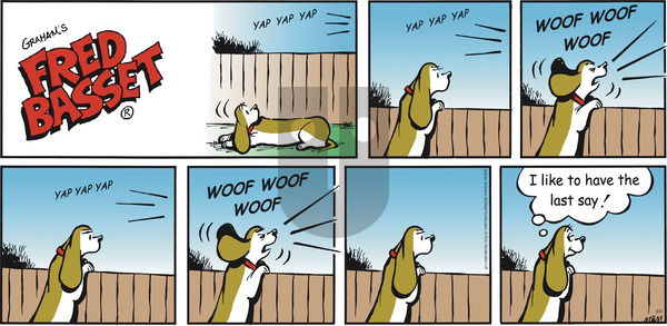 Fred Basset on Sunday March 3, 2019 Comic Strip