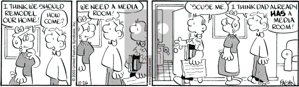 Drabble on Wednesday November 26, 2003 Comic Strip