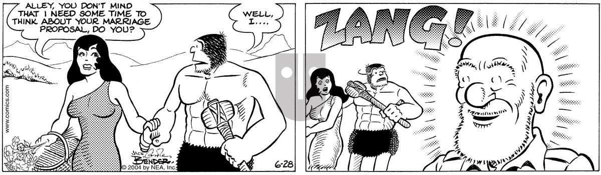 Alley Oop - Monday June 28, 2004 Comic Strip