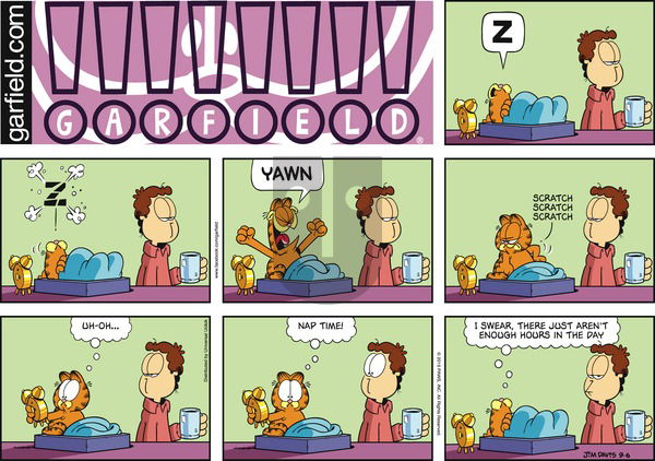 Garfield on Sunday September 6, 2015 Comic Strip