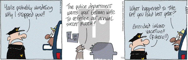 The Knight Life on Tuesday July 22, 2014 Comic Strip