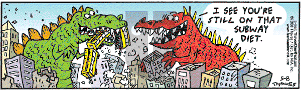 Frank and Ernest - Thursday May 8, 2008 Comic Strip