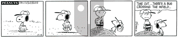 Peanuts on Monday May 12, 1969 Comic Strip