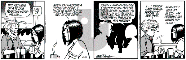 Doonesbury on Tuesday November 12, 1996 Comic Strip