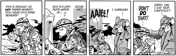 Doonesbury on Monday March 11, 1991 Comic Strip
