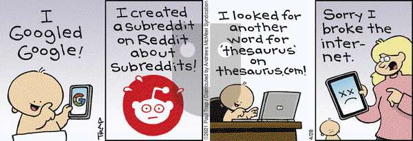 Thatababy - Wednesday April 28, 2021 Comic Strip