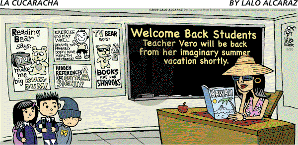 La Cucaracha on Sunday September 20, 2009 Comic Strip