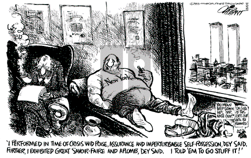 Pat Oliphant on Wednesday March 3, 1993 Comic Strip