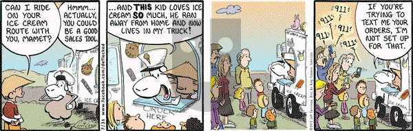 DeFlocked on Tuesday July 31, 2012 Comic Strip