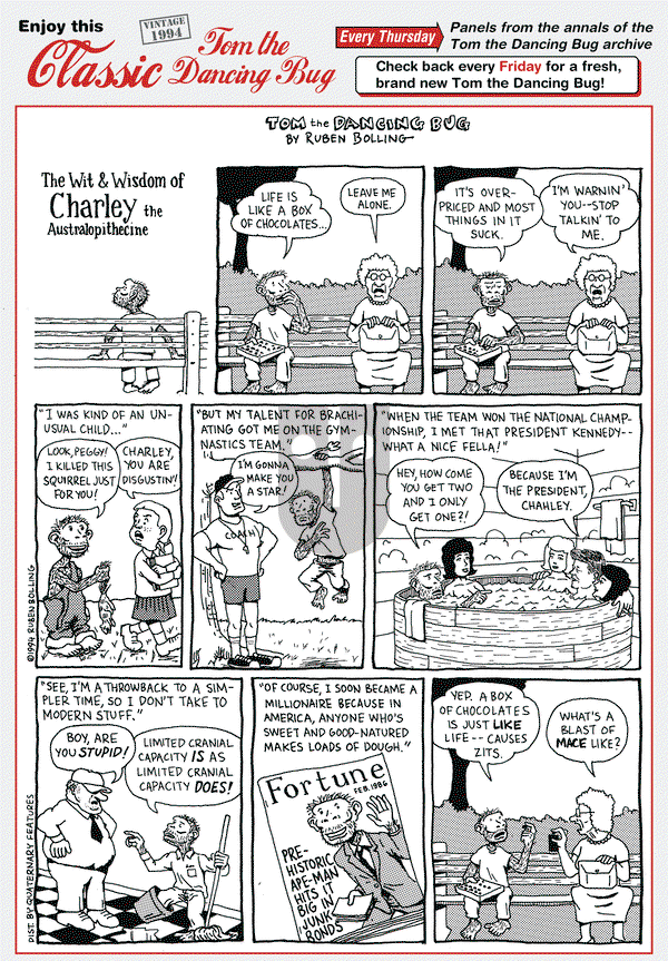 Tom the Dancing Bug on Thursday August 6, 2020 Comic Strip